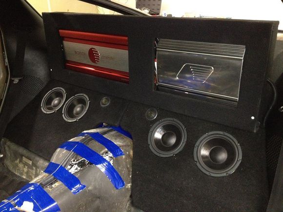 6" Mids are rated at 100 Watts each...