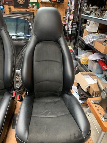 Interior/Upholstery - 993 Seats - Black w/ Alcantara Centers - Used - Dallas, TX 75205, United States