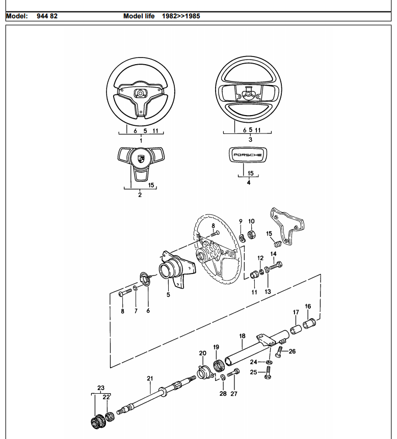 Proper steering wheel for 1983 944 Rennlist Porsche Discussion Forums