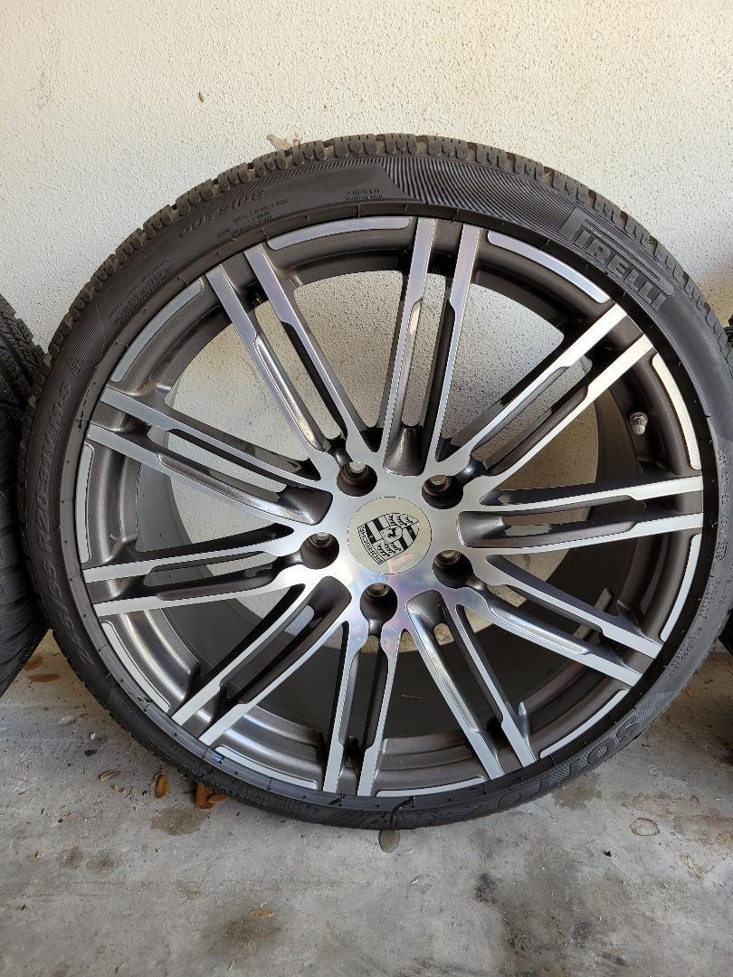 Wheels and Tires/Axles - Porsche Turbo Wheels with Pirelli Tires. - Used - 2011 to 2017 Porsche 911 - Sarasota, FL 34203, United States