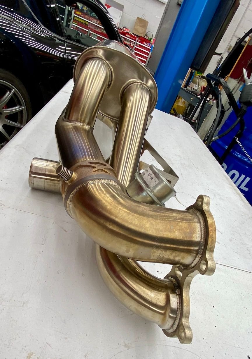Engine - Exhaust - Kline Inconel Muffler and SS OAP for 718 GT4/Spyder/4.0 GTS - Used - All Years  All Models - Jersey City, NJ 07302, United States