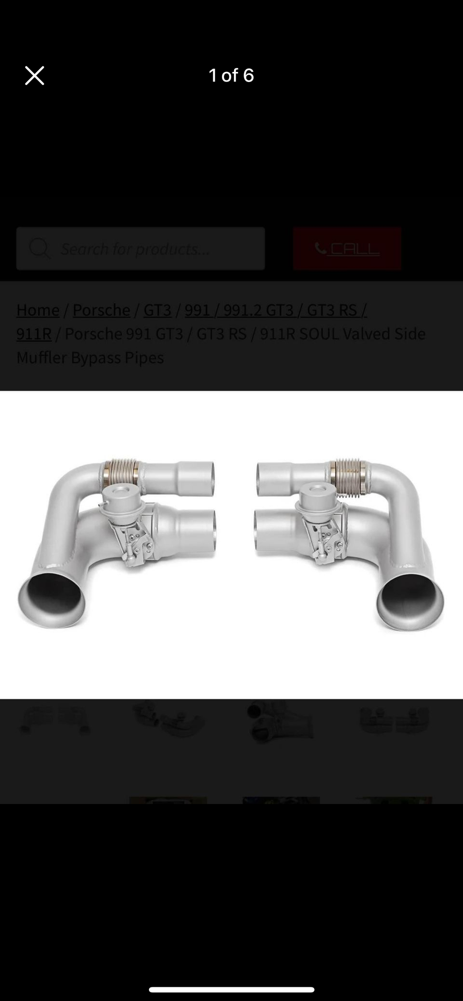 Engine - Exhaust - Porsche 991 GT3 / GT3 RS / 911R SOUL Valved Side Muffler Bypass Pipes - Used - 2016 to 2019 Porsche GT3 - Orlando, FL 32835, United States