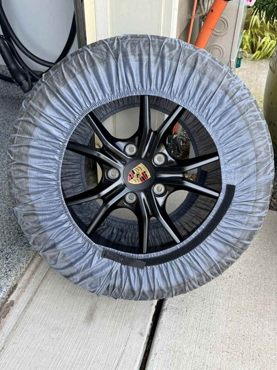 Wheels and Tires/Axles - OEM 20-inch Carrera S winter wheel-and-tire set painted in Black (satin-gloss) - Used - -1 to 2027  All Models - -1 to 2027  All Models - Annapolis, MD 21403, United States