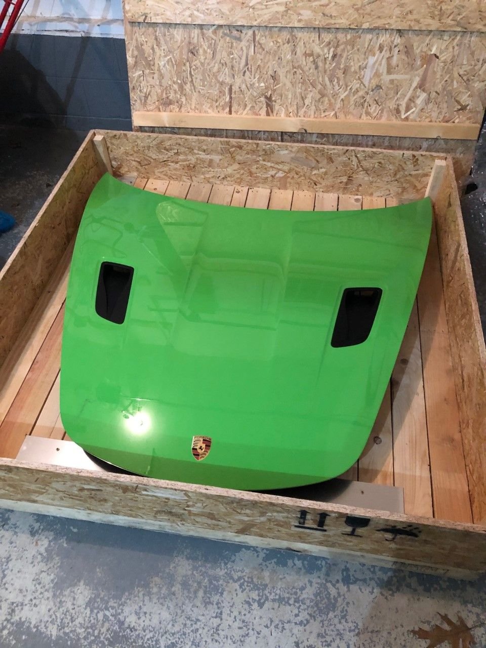 Exterior Body Parts - 991.2 GT3 RS OEM Carbon hood in Lizard Green - Used - Akron, OH 44281, United States