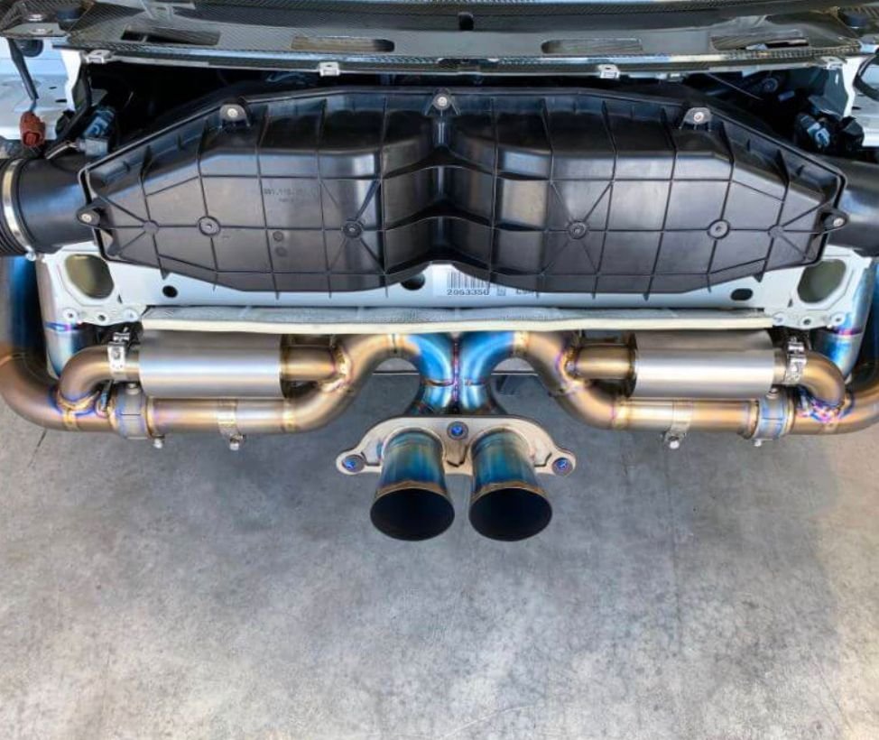 Engine - Exhaust - JCR 991 GT3/RS Titanium Valved Race Pipe Exhaust with Tips - Used - 2012 to 2019 Porsche 911 - Irvine, CA 92612, United States