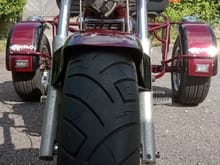 170 wide fit front wheel fitted by Rhino Trikes in 2019.