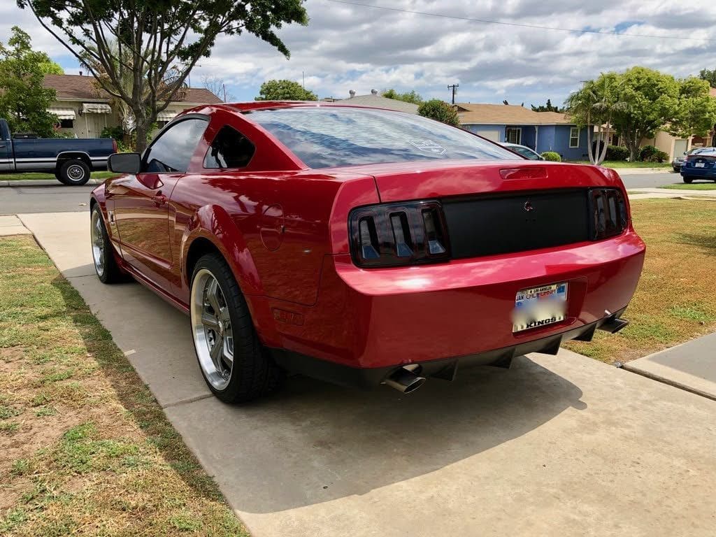 For Sale: 2008 GT Candy Apple Red / GT500 fascias - The Mustang Source