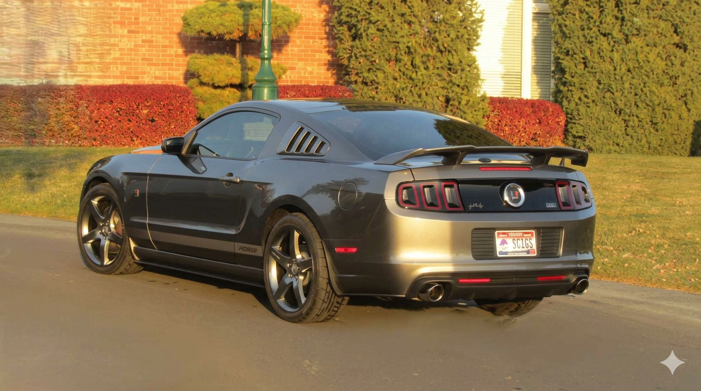 Change 1...  See spoiler, quarter window louvers, and exhaust.