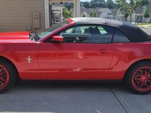 Wayne's 2011 Mustang Convertible Left Side View