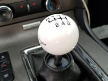 New shift knob