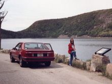 GT and wife at scenic overlook in Maine