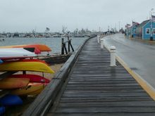 Looking out to the MacMillan pier
