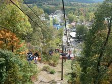 Mountain chairlift