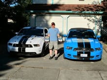 2X 1rst place Both cars 2013 Mustang Round Up