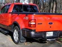 Rear view of my '07 FX4, see it's wearing &quot;HER GT&quot; tags here, it was before we had the Mustang.   The joke goes back to Aug 09 when we found this truck and fell for it, I told &quot;Wife Unit&quot; that if we bought this truck, it meant no Mustang soon, she said she wanted us to get the truck .... it was the only one out of near 100 and two months of looking at car lots that she jumped out of the car and ran over to.  
So I ordered the &quot;HER GT&quot; tag and stuck it on there as a &quot;joke&quot;, but June '13 saw the joke turned on me as she wanted the tag transferred to the '08 GT.

LOL