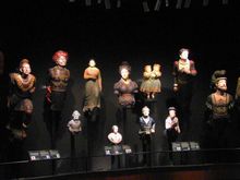 Wonderful display of ships figureheads