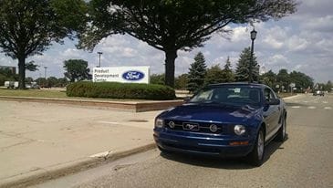 Ford Product Development Center, as part of my trip to Mustang Memories.