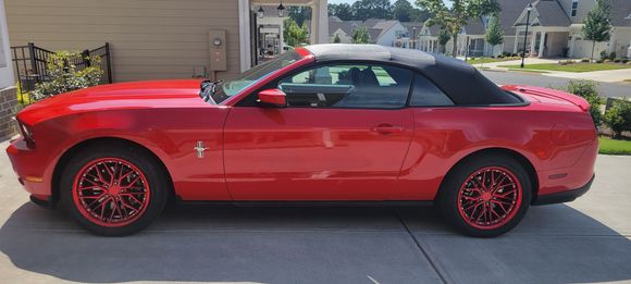 Wayne's 2011 Mustang Convertible Left Side View