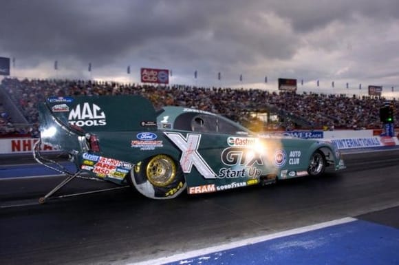 3 force pomona ca john force stages during winternationals
