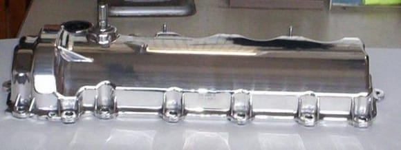 030205 polished valve cover prototype by clevparts