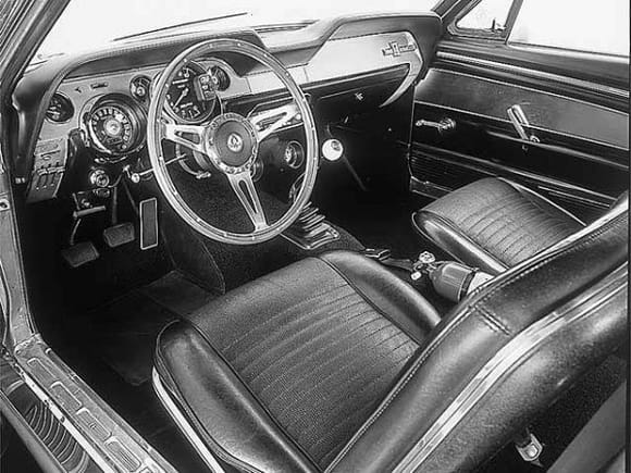 173 0011 15z 1967 ford mustang gt500 interior