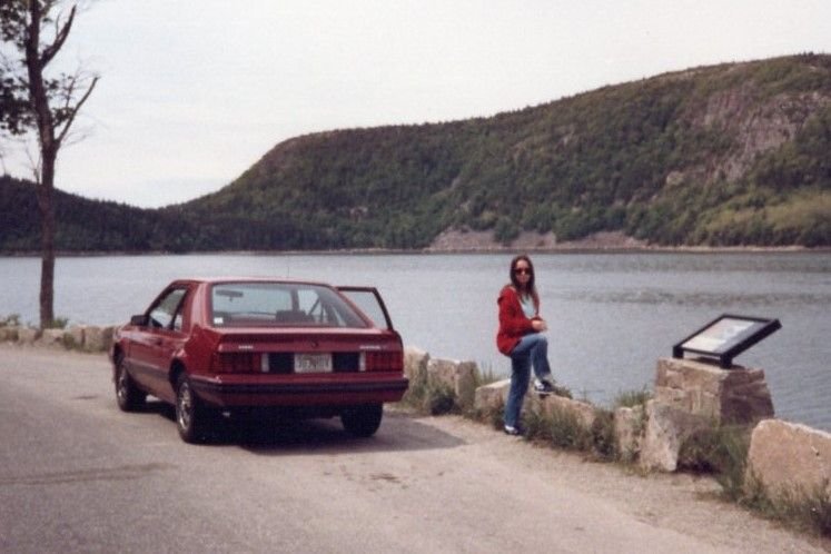 GT and wife at scenic overlook in Maine