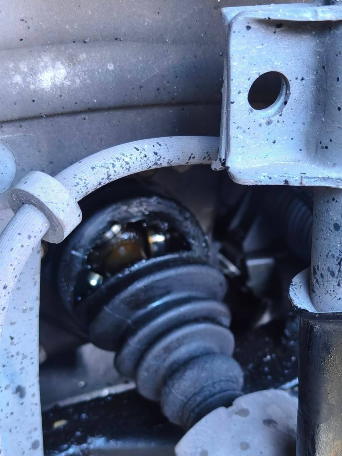 Is it high risk that the shaft being departed when driving in this condition?