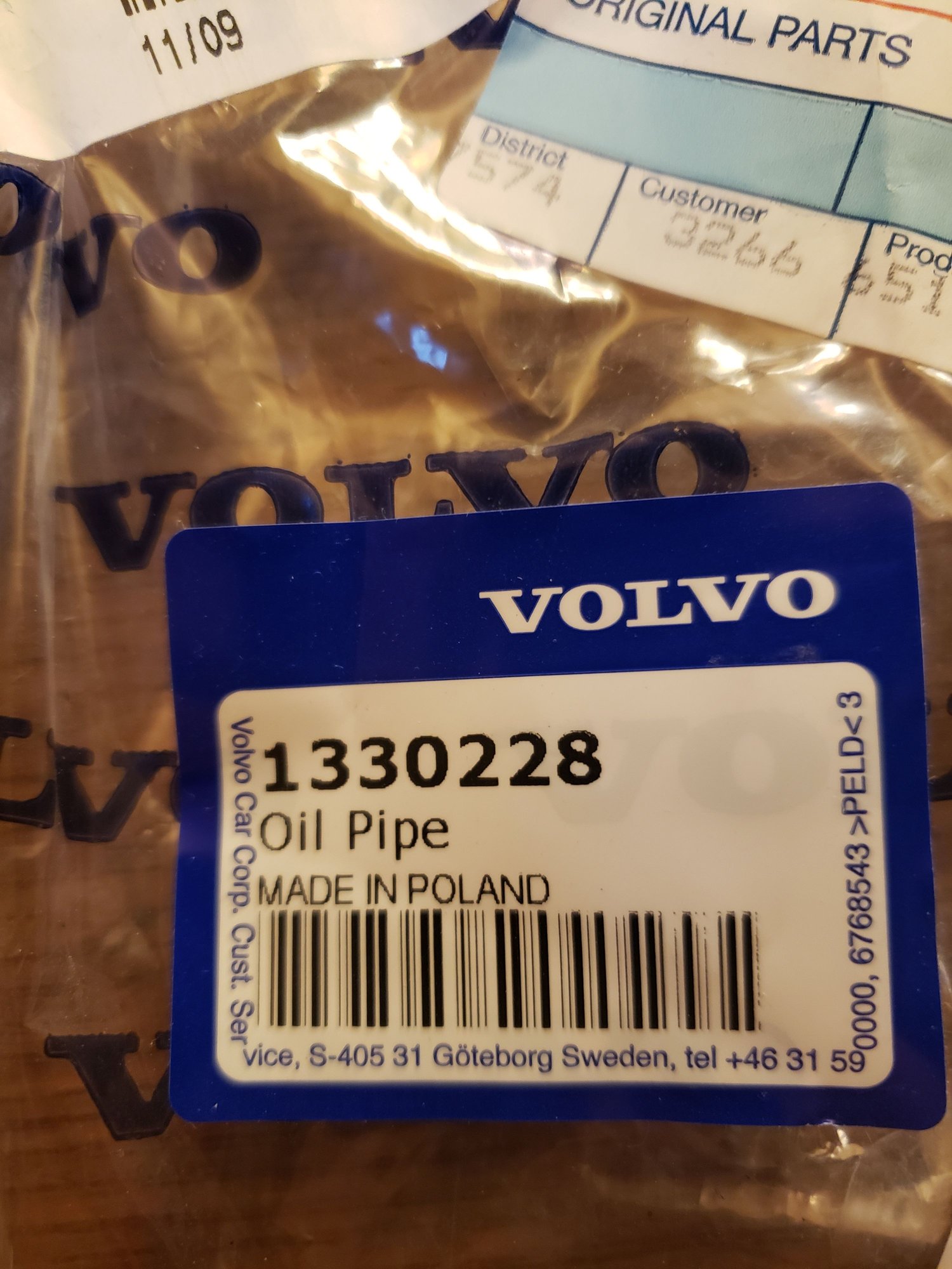 Steering/Suspension - Volvo 240 Steering Rack High Pressure Line #1330228 - New - 1990 to 1993 Volvo 240 - Omaha, NE 68132, United States