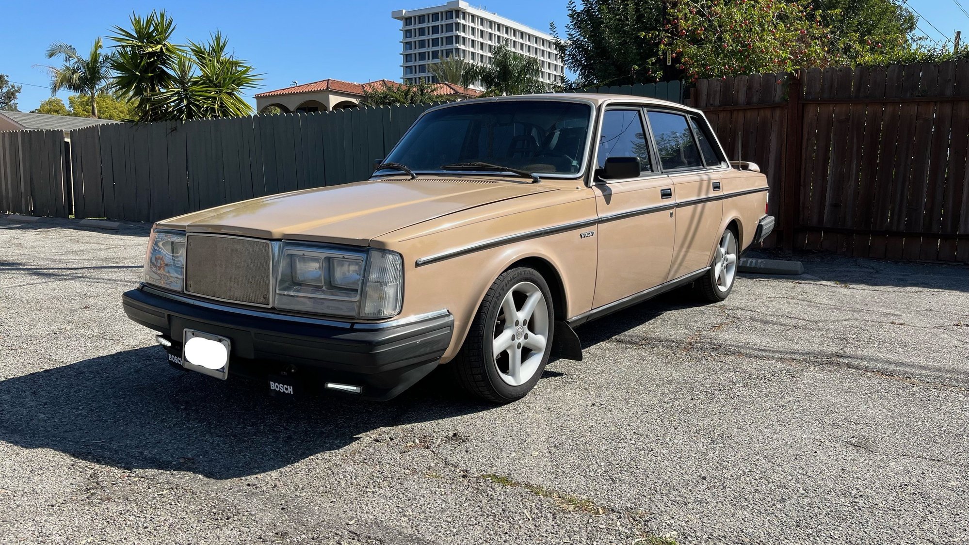 1985 Volvo 244 - Clean Lowered '85 240 DL - Used - VIN 12345678910111213 - 201,000 Miles - 2WD - Automatic - Sedan - Beige - Long Beach, CA 90807, United States