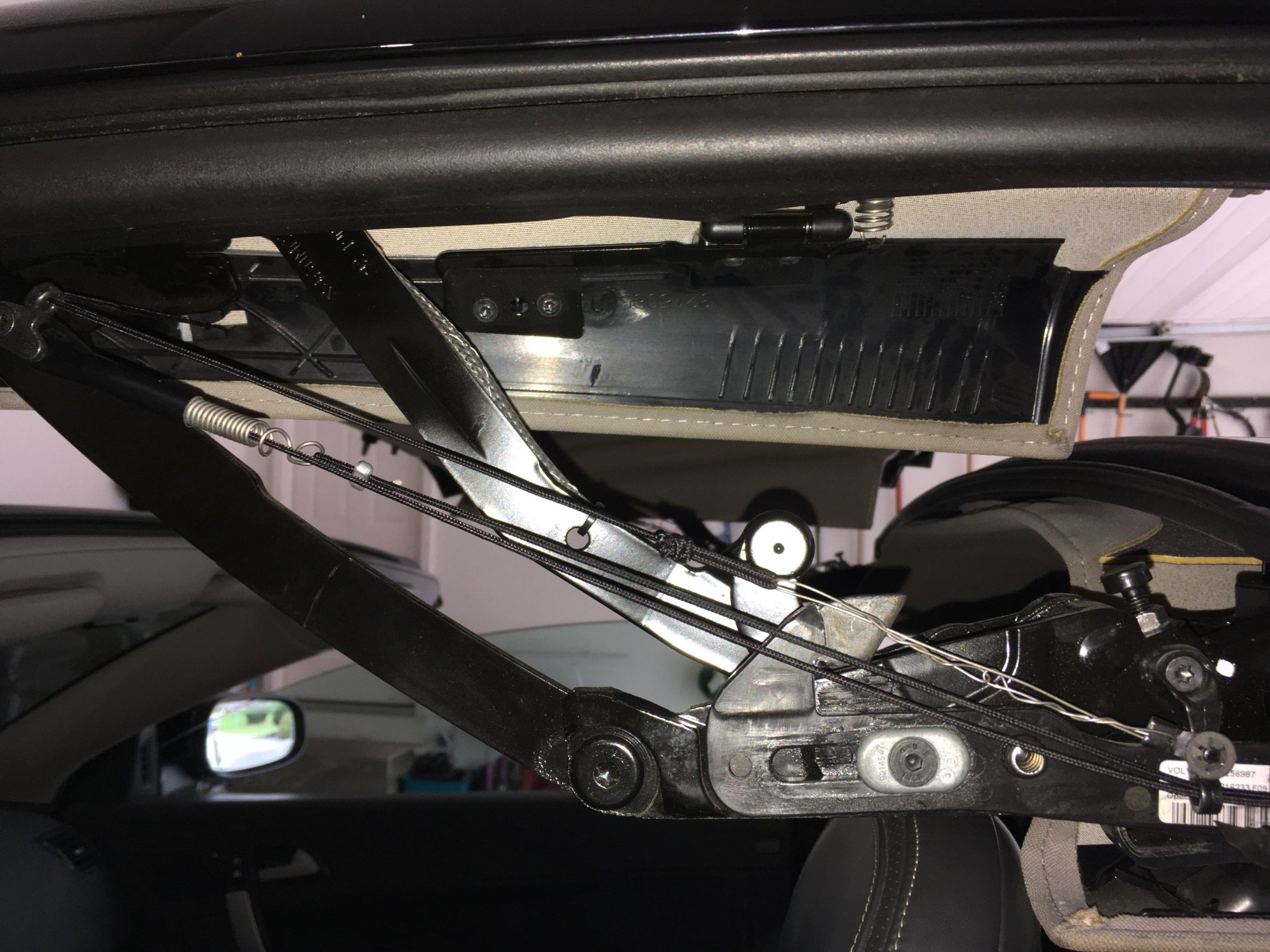 volvo c70 headliner clip glue