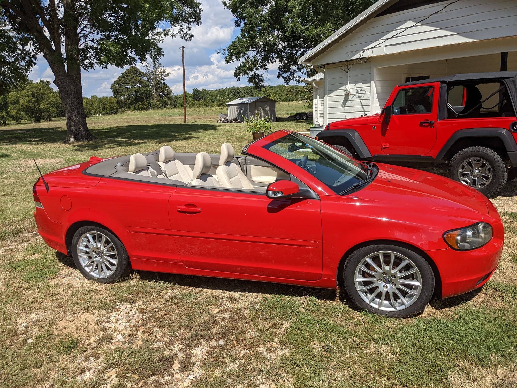 2008 Volvo C70 - Passion Red C70 that overheated - Used - VIN YV1MC67208J055518 - 67,000 Miles - 5 cyl - 2WD - Automatic - Convertible - Red - Paris, TX 75462, United States