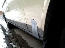 Some of my trim started falling of again. I need to figure out what kind of glue would be best to glue things back to my car. For now duct tape.