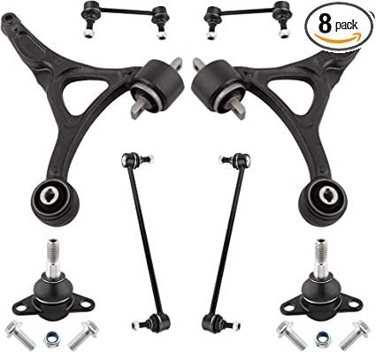 Accessories - Volvo XC90 BOXI 8pcs Front Lower Control Arms w/Ball Joints Sway Bar (2003-2014) - New - 2003 to 2014 Volvo XC90 - Washington, WA 98170, United States