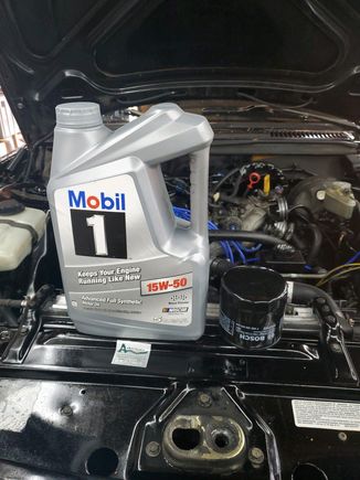 15/40 Mobil 1 for upcoming 1500 mile high speed jaunt down 95 to Florida 