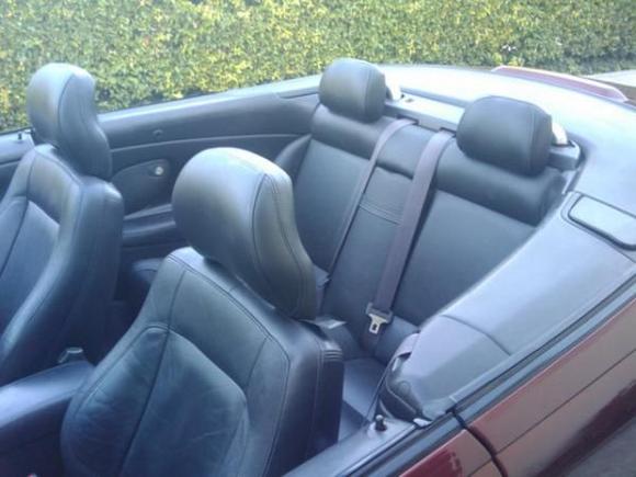 2000 Volvo C70 Turbo Convertible Seats