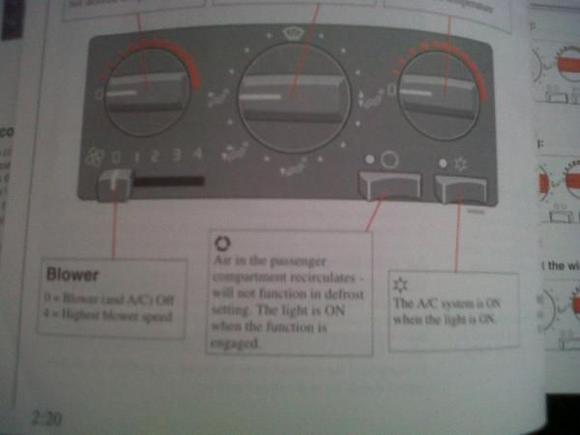 MANUAL CLIMATE CONTROL