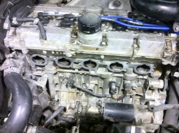 cleaned the block after removing the Intake.