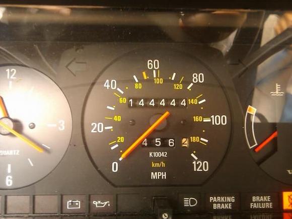 144444 Miles!
Too bad the odometer was broken at 142000 for years before I bought it.