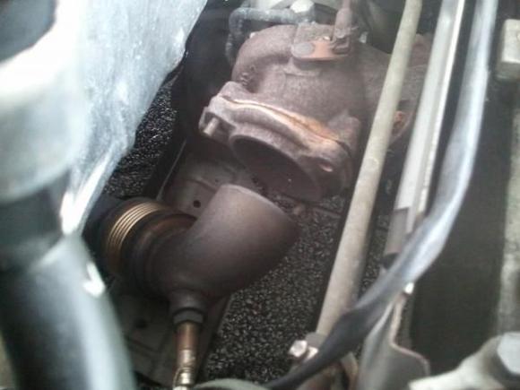 Busted Downpipe... =(