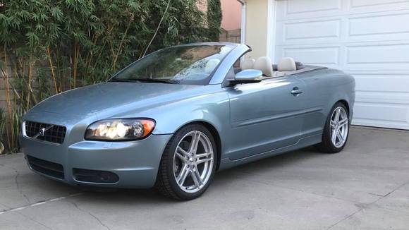 1" lowered with new TSW wheels and Continental DWS tires.