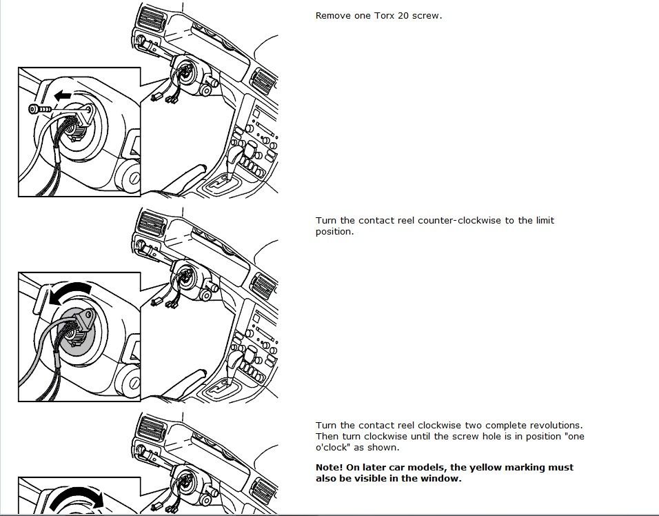 2006 XC90 2.5t AWD AntiSkid SAS error when turning wheel far left