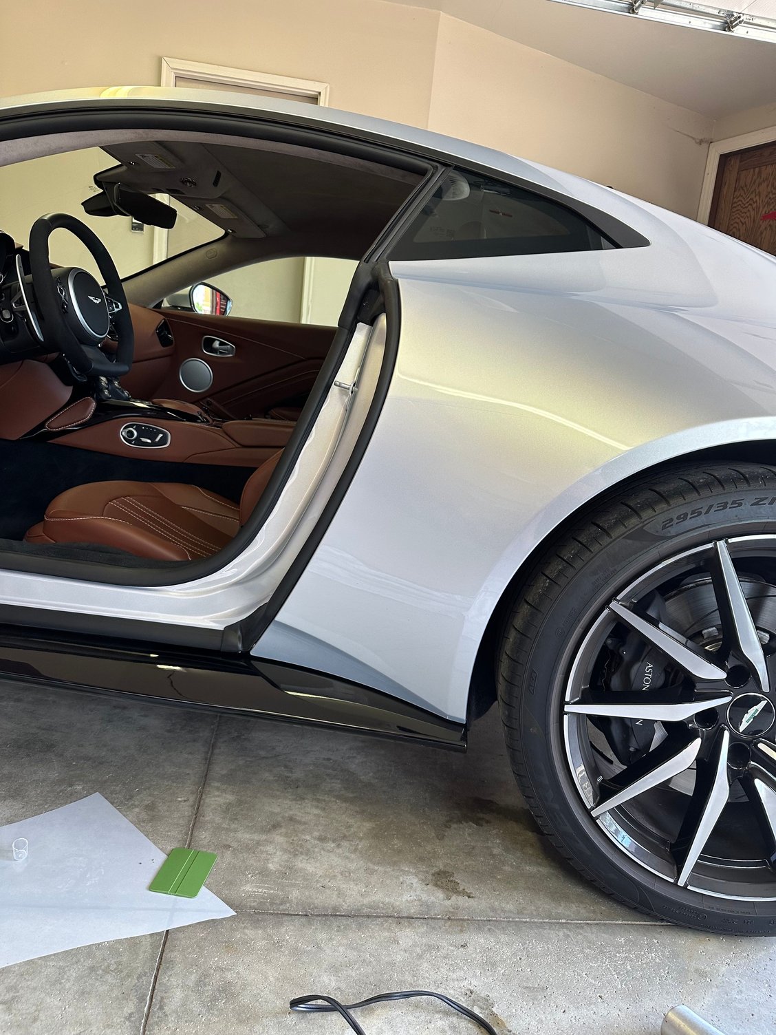 Installing A Front End PPF on an Aston Martin Vantage 