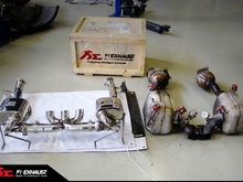 Fi Exhaust for Ferrari 458 Italia Full Exhaust System (Race Version) vs Stock Exhaust System.