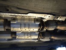 Removing the midsection exhaust