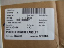 Porsche parts tag