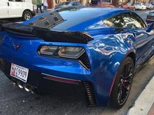 This blue Corvette C7 Stingray Z06 looks great! It was spotted in Maryland by Liam Mullaney.