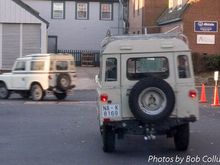 Two Land Rovers