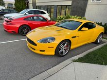 Looking good in the hotel parking lot next to a friend. :) 