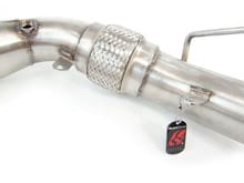 Stainless Raw Finish Catalyst Replacement Pipes. A more cost effective solution offering a crisper sound with improved flow over the OEM Cats.