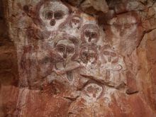 little known wadjina 17000 year old rock art